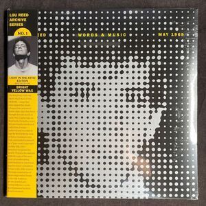 Lou Reed – Words & Music, May 1965 – Limited Yellow Vinyl, LP, NEW Sealed
